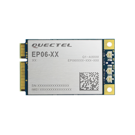 Quectel EP06 miniPCIe - optimized LTE Cat 6 Module ver EP06-E version for EU, AU, BR , LTE-A (5G GSM) ready
