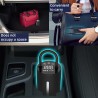 Pumpička na kola WDS-LOCKIT přenosná nabíjecí 12V 10.3 BAR s LCD digitálním displejem 12V a nástavci - Auto kolo člun