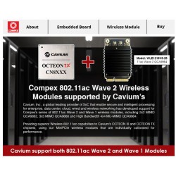 QCA9880 WLE900VX - 7A miniPCIe module, Qualcomm, 802.11ac, 2,4/5GHz, 3x3 MIMO, reference XB140 design, Compex