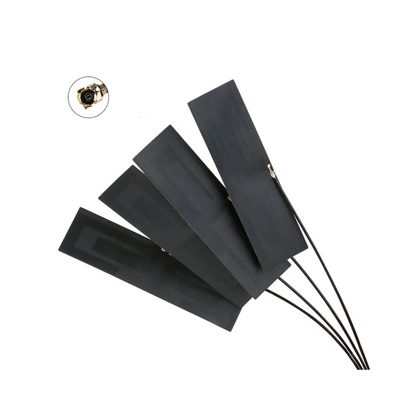 Wodaplug Whip3 3dBi Passive GSM LTE 5G 4G PCB FPC Antenna with pigtail  i-pex4 for MHF4 M.2 LTE modules