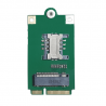 M.2 B Key to Mini PCI-E Adapter Converter Card with SIM Card Slot for Sierra Wireless , Quectel modem or SIM  by wodaplug.com