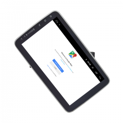 Wodasound ® 1 DIN autorádio a GPS s Android 9 - multimediální přehrávač s odnímatelnou rotační obrazovkou o 360°