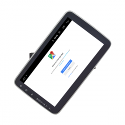 Wodasound ® 1 DIN autorádio a GPS s Android 9 - multimediální přehrávač s odnímatelnou rotační obrazovkou o 360°