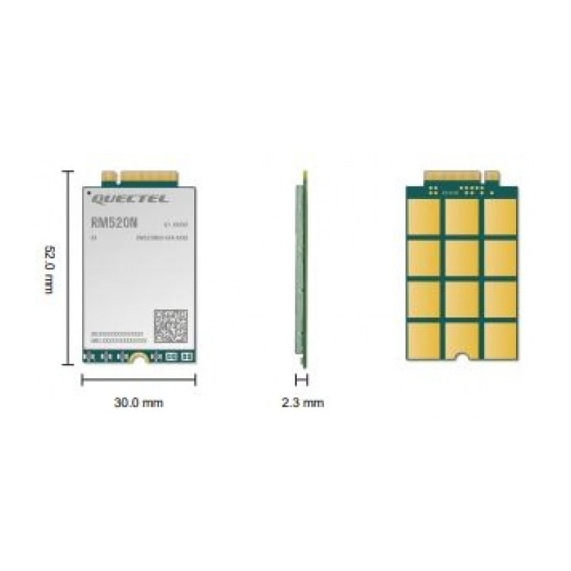 Quectel RM520N-GL 5G / 4G / LTE - A M.2 NGFF Modem, 3GPP Rel 16 NSA and ...