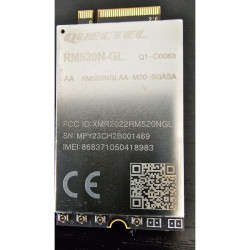 Quectel RM520N-GL 5G / 4G / LTE - A M.2 NGFF Modem, 3GPP Rel 16 NSA and SA operation Sub 6GHz, Global module, SDX62, 4x4 MIMO