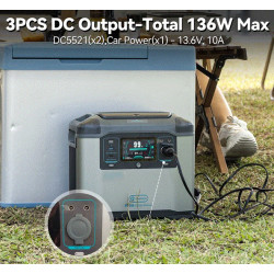 Solar electricity generator, powerbank, power battery and backup power supply WDS Solar Box 1500W