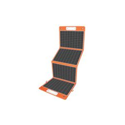 Portable 100W foldable solar panel equipped with USB QC 3.0 output Type C 60W, DC 18V/5,6A max, PWM regulator