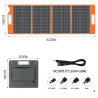 Přenosný solární panel skládací 100W multi výstupy USB QC 3.0, Type C 60W, DC 18V/5,6A max